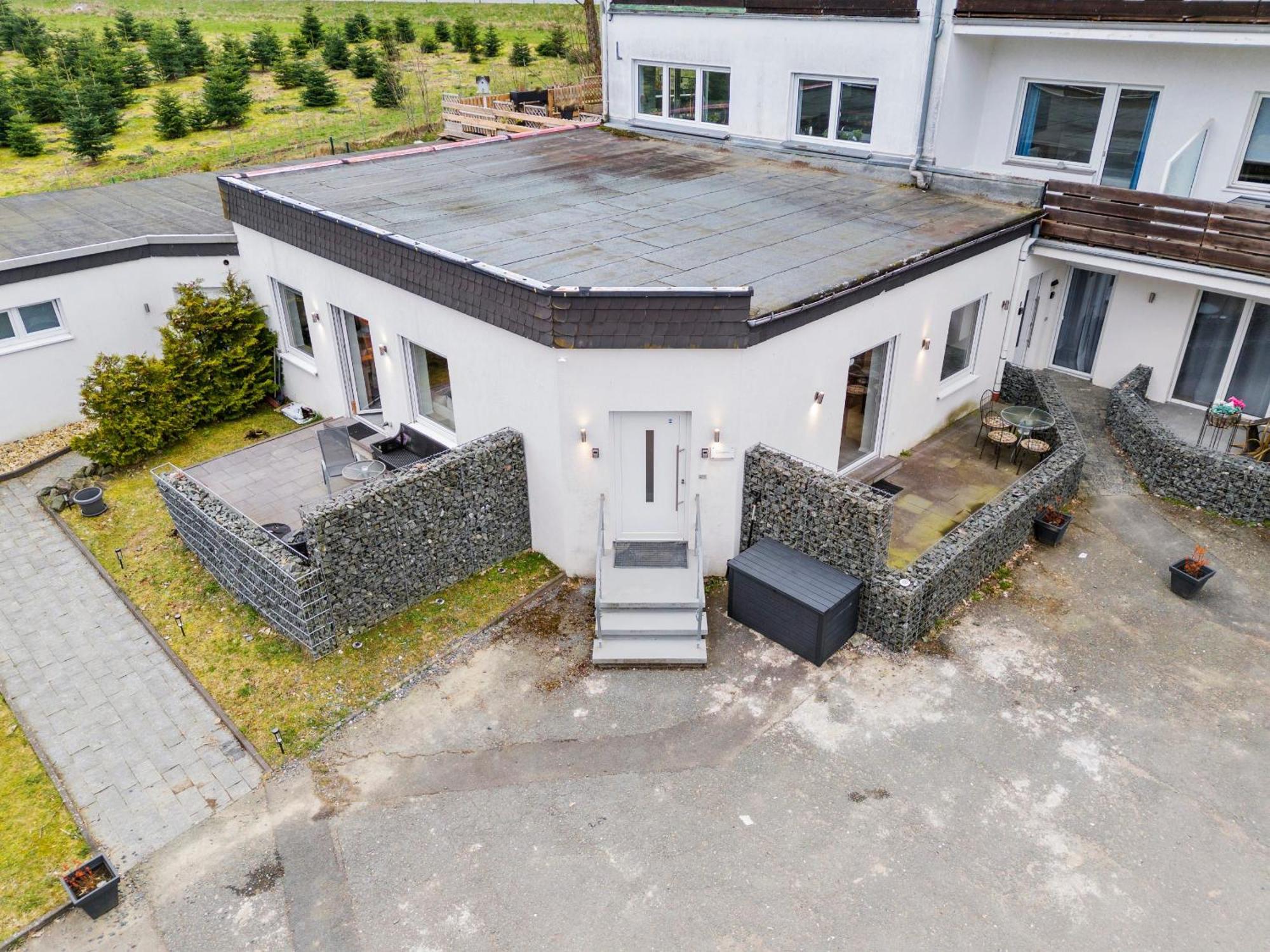 Greenhouse Living Apartment Fagus Mit Terrasse Und Feuerstelle - 6 Minuten Nach Winterberg - 4 Minuten Zur Ruhrquelle - Wandern - Mountainbike Fahren - Reisen Mit Hund & Natur Geniessen Medebach Exterior foto